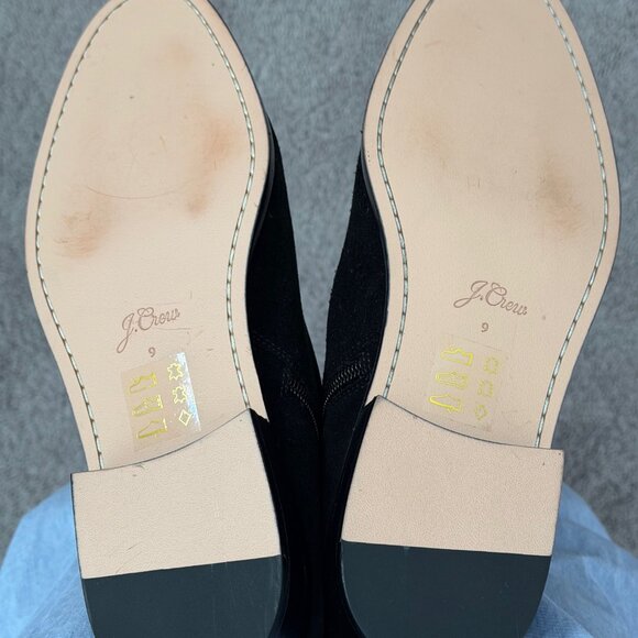 J.CREW Over The Knee Black Suede Boots 9 - Picture 4 of 6